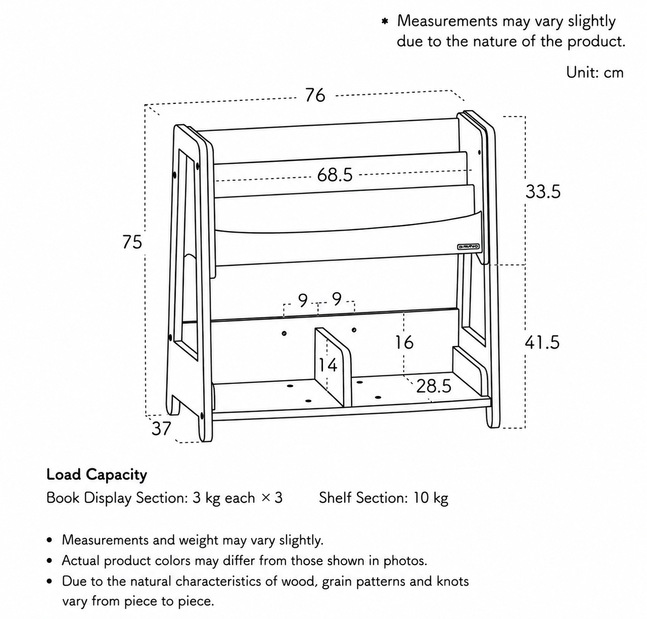 Norsta3 Kids Bookshelf