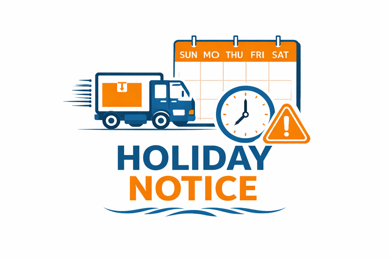 Notice of Summer Holiday Closure (8-16 August)