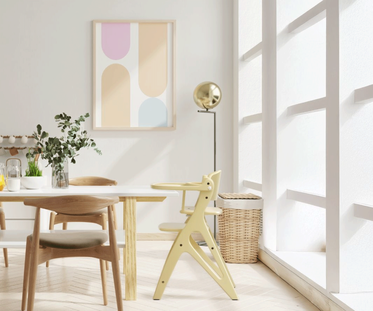 Affel Sorbet High Chair (with Safety Belt YC-05)