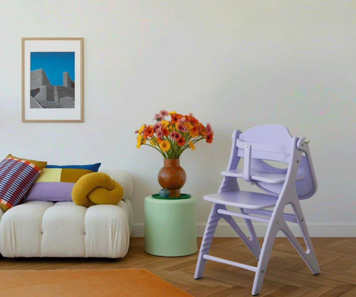 Affel Sorbet High Chair (with Safety Belt YC-05)