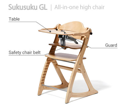 Sukusuku GL High Chair (with Safety Belt YC-05)