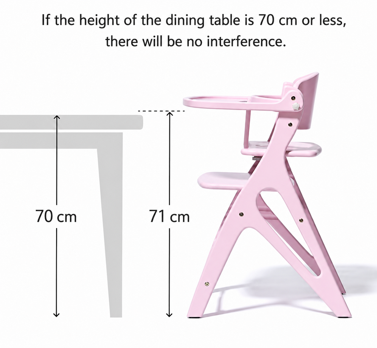 Affel Sorbet High Chair (with Safety Belt YC-05)