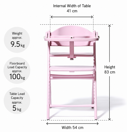 Affel Sorbet High Chair (with Safety Belt YC-05)