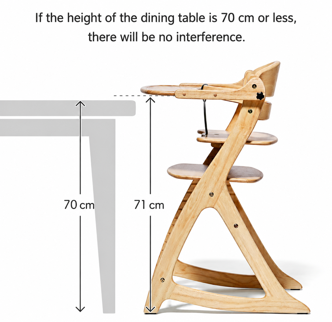 Sukusuku GL High Chair (with Safety Belt YC-05)